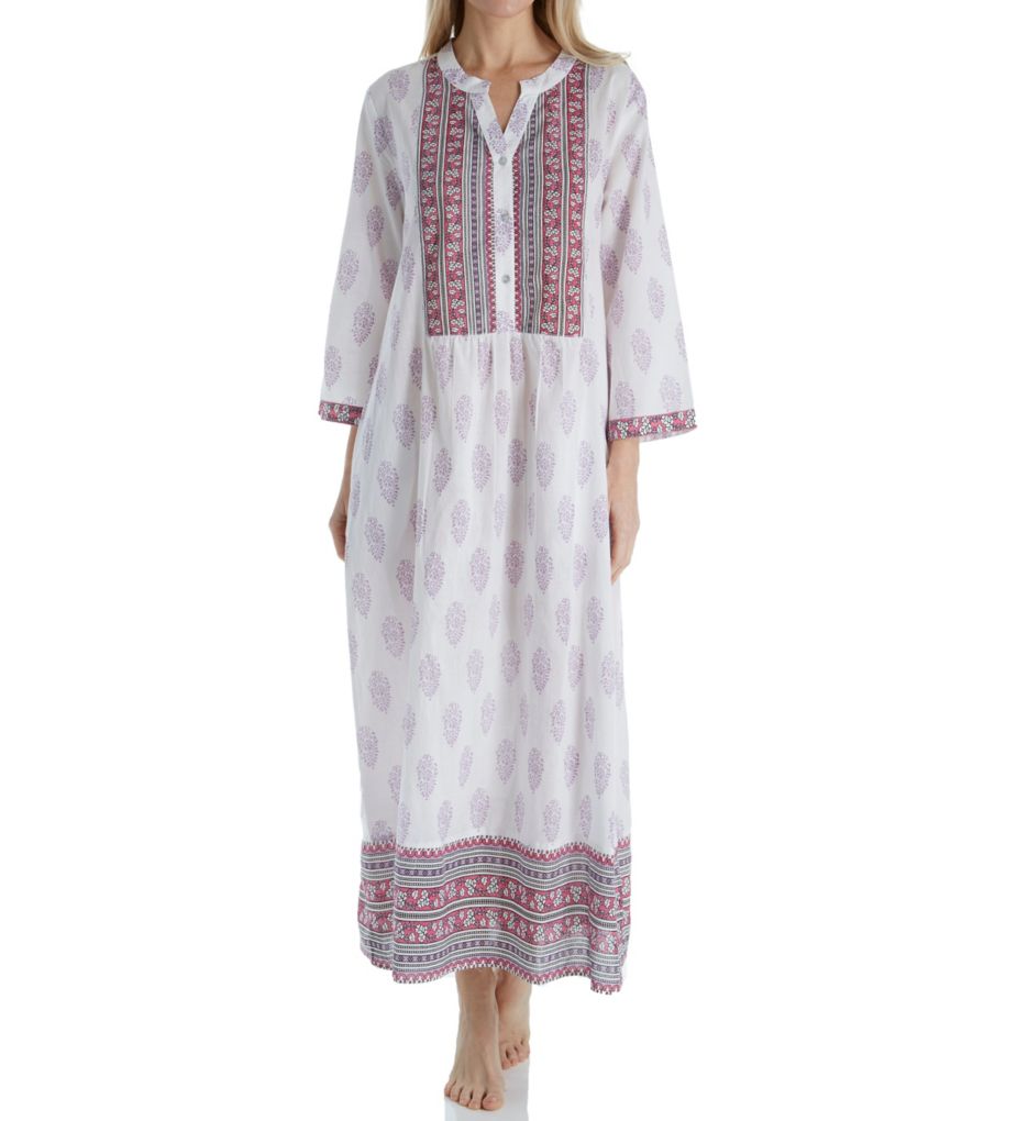 100% Cotton Voile Caftan-fs