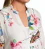 La Cera 100% Cotton Voile Lined Hummingbird Print Caftan 3055 - Image 4