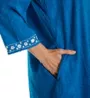 La Cera 100% Cotton Woven Embroidered Jacquard Caftan 3117 - Image 4