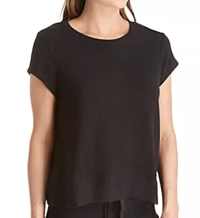 Comfort Cap Sleeve Tee Black S