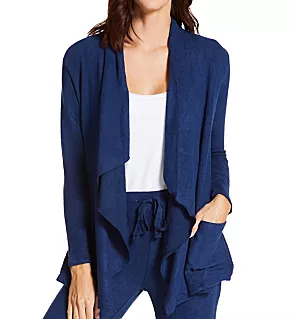 Comfort Cascade Cardigan Denim S