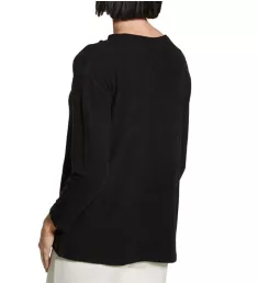 Scoop Long Sleeve Tunic Black S