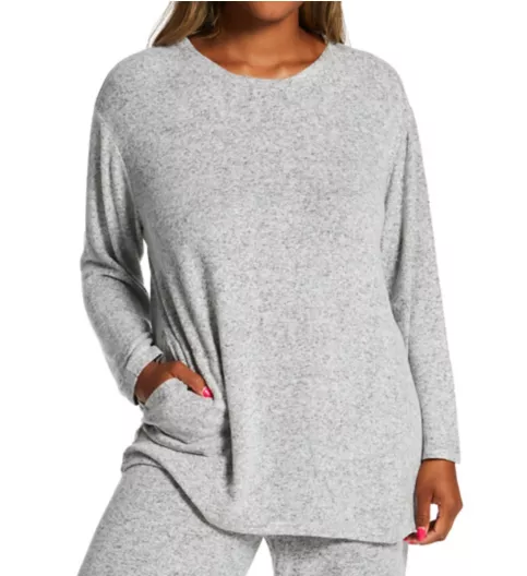 La Cera Plus Scoop Long Sleeve Tunic 5578X