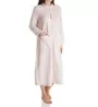 La Cera Embossed Rose Ballet Zip Robe 8813