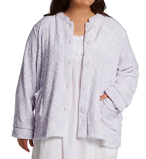 La Cera Plus 100% Polyester Fleece Bed Jacket 8823X