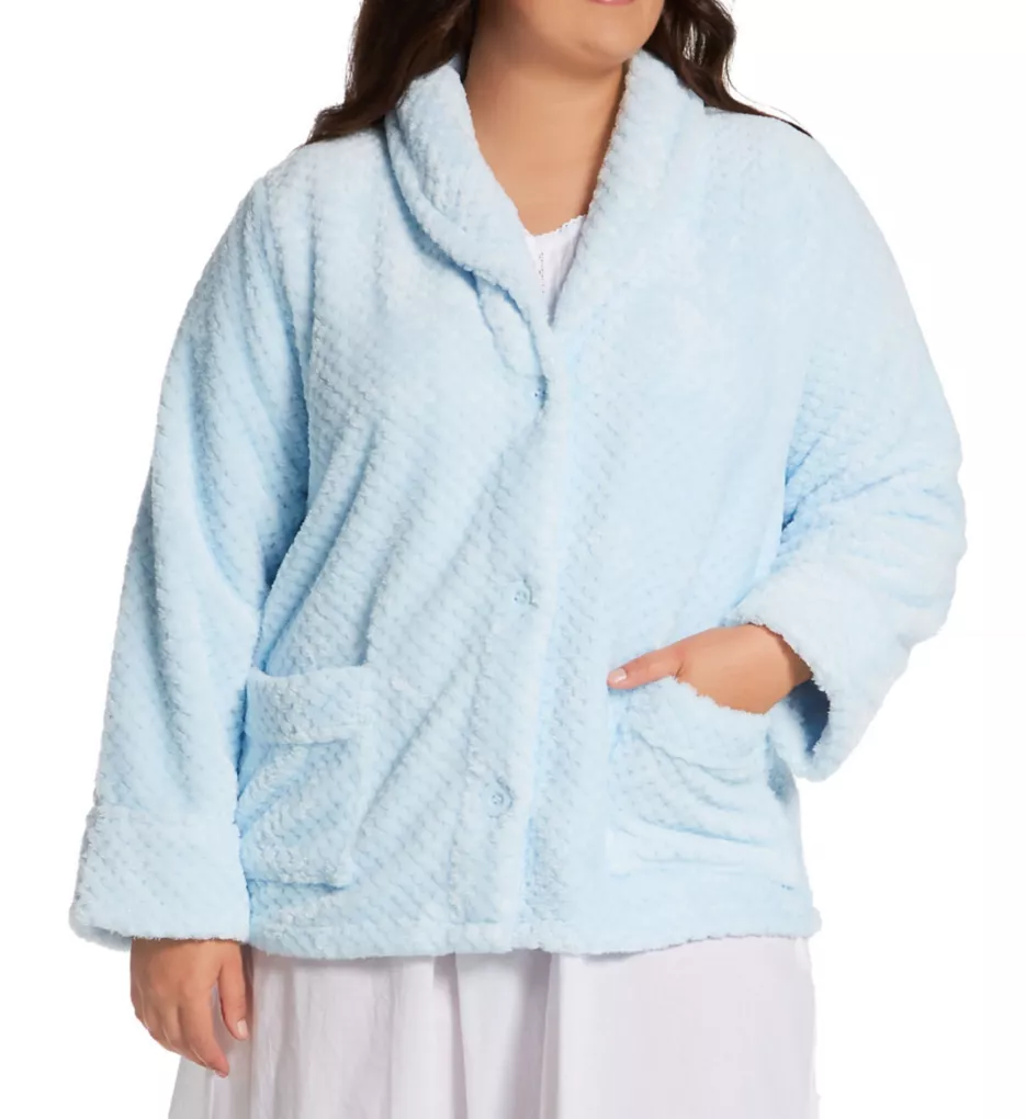 La Cera Plus 100% Polyester Honeycomb Fleece Bed Jacket 8825X - Image 1