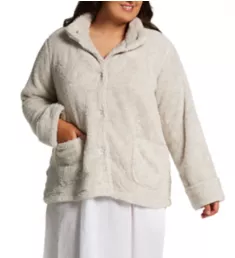 Plus 100% Polyester Fleece Bed Jacket