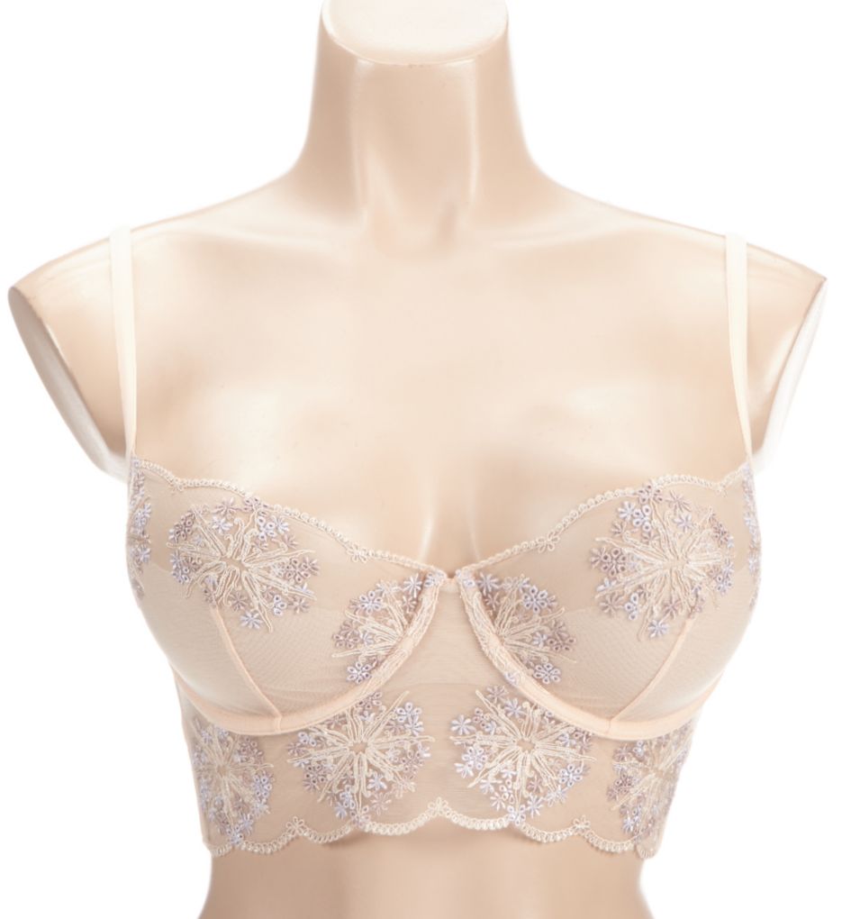 GORRRRGEOUS magenta LA PERLA lace flower bra. ZERO PADDING 36D - Intimates  & Sleepwear