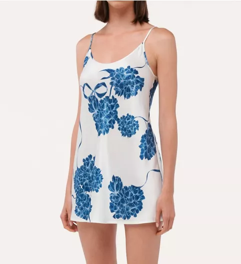 La Perla Seta Silk Printed Chemise 20291P