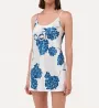 La Perla Seta Silk Printed Chemise 20291P