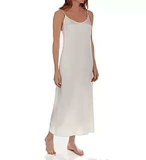 Seta Silk Long Nightgown Natural XS