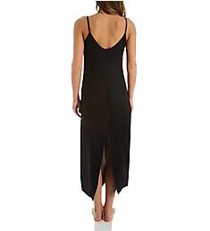 Seta Silk Long Nightgown Black XS