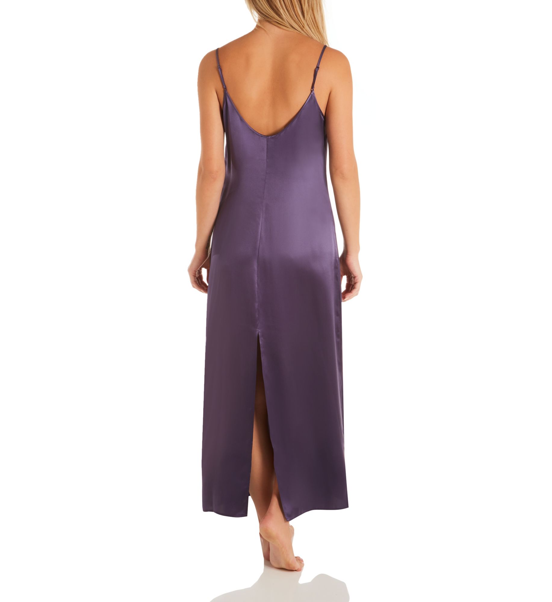 La Perla Seta Silk Long Nightgown Dusty Violet XS  - Image 2