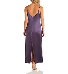 Seta Silk Long Nightgown Dusty Violet XS
