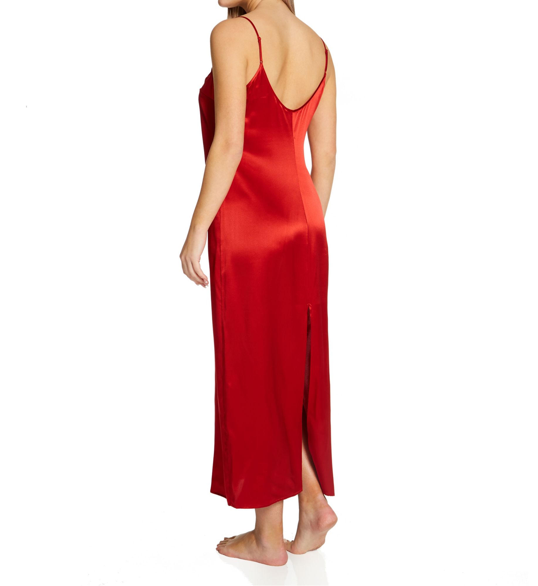 La Perla Seta Silk Long Nightgown Red Tango S  - Image 2