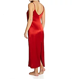 Seta Silk Long Nightgown Red Tango XS