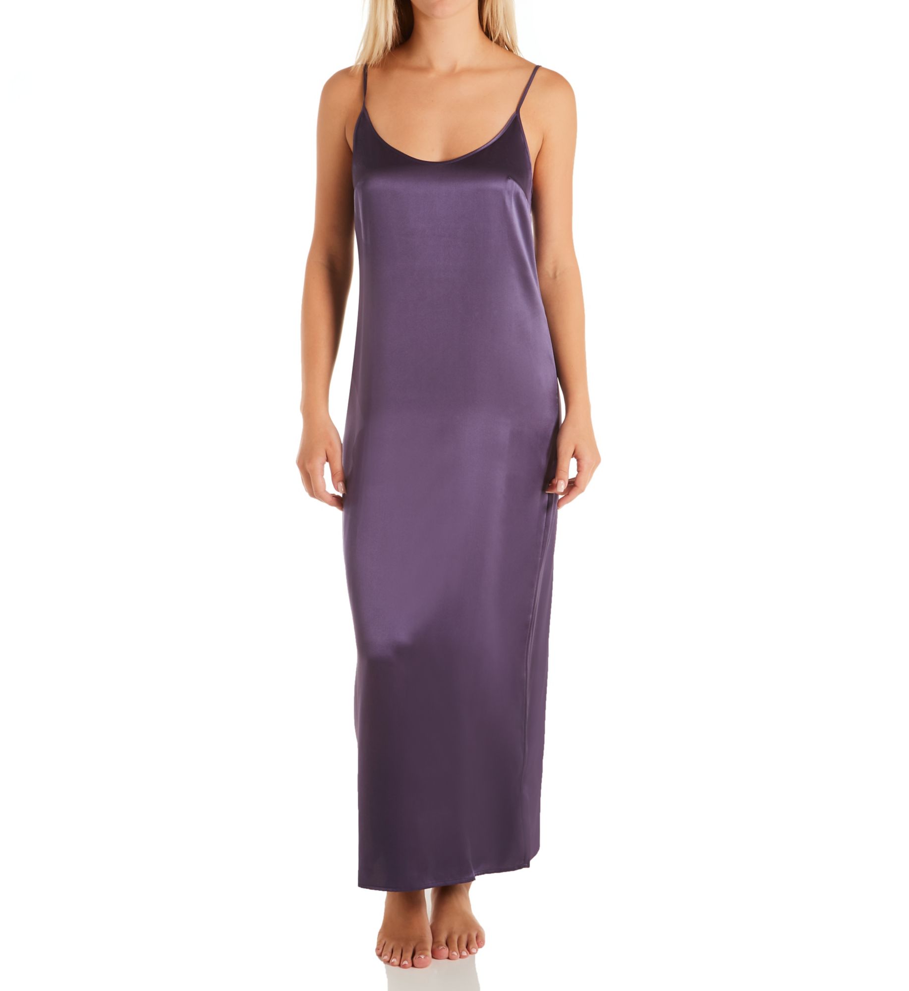 La Perla Seta Silk Long Nightgown Dusty Violet XS  - Image 1