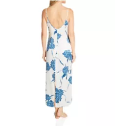 Seta Silk Printed Long Nightgown