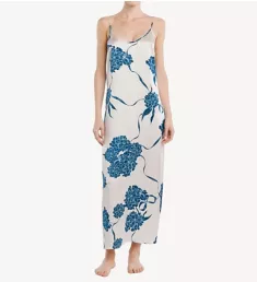 Seta Silk Printed Long Nightgown