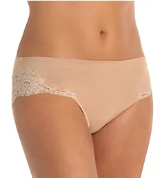 Souple Lace Trim Bikini Panty Nude XL