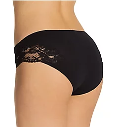 Souple Lace Trim Bikini Panty Black XL