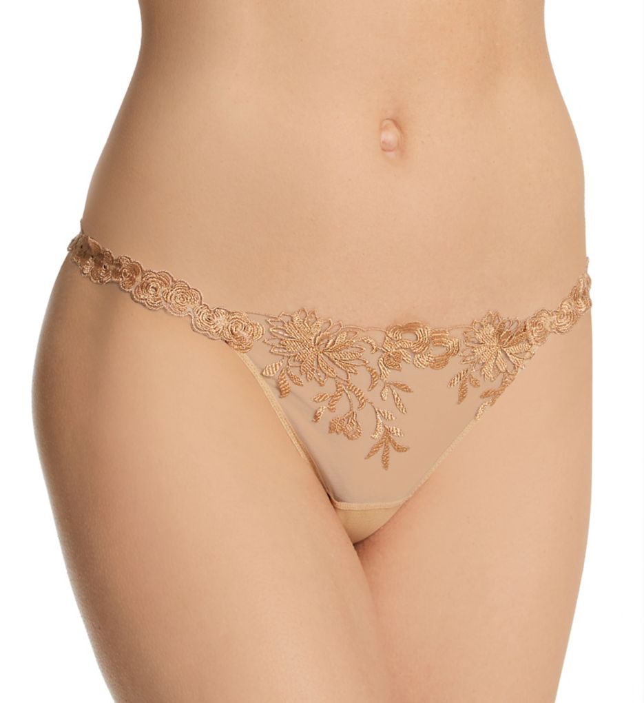  La Perla, Zephyr G-String, XS, Black : Luxury Stores