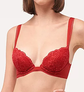 Layla Push Up Underwire Bra Red Tango 32D