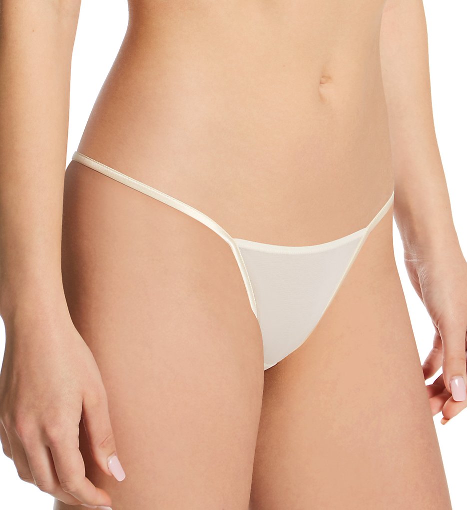 La Perla : La Perla 48030 NY Outset G-String Panty (Alabaster/Off White XS)