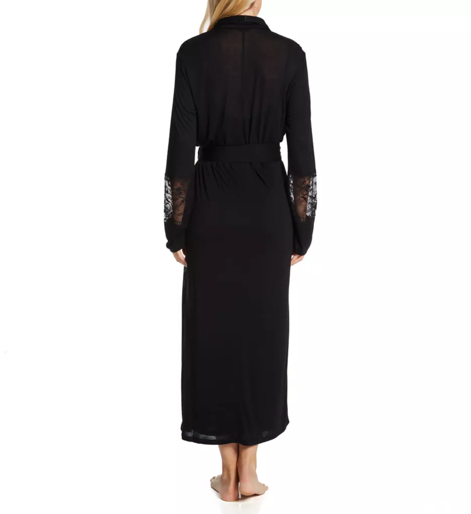 Brigitta Long Robe Black XS