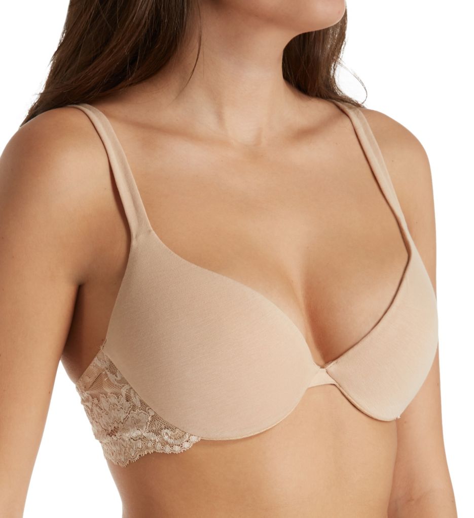 Souple Push Up Bra with Lace Wings