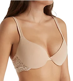 Souple Push Up Bra with Lace Wings Nude 32C