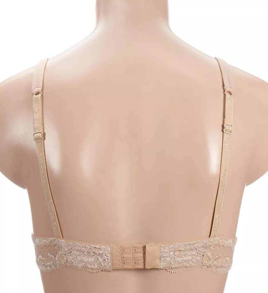Souple Push Up Bra with Lace Wings Nude 38C