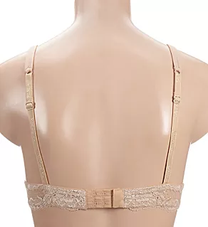 Souple Push Up Bra with Lace Wings Nude 38C