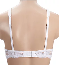 Souple Underwire Bra with Lace Wings White 32B