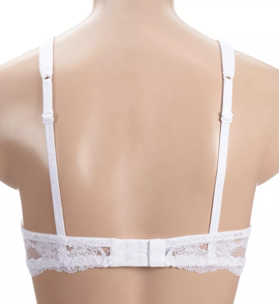 Souple Underwire Bra with Lace Wings White 32B