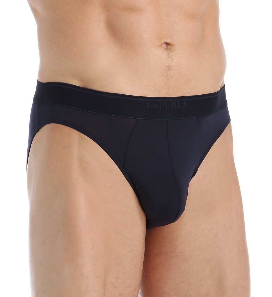 La Perla PO22165 Skin Stretch Low Rise Briefs (Dark Blue)