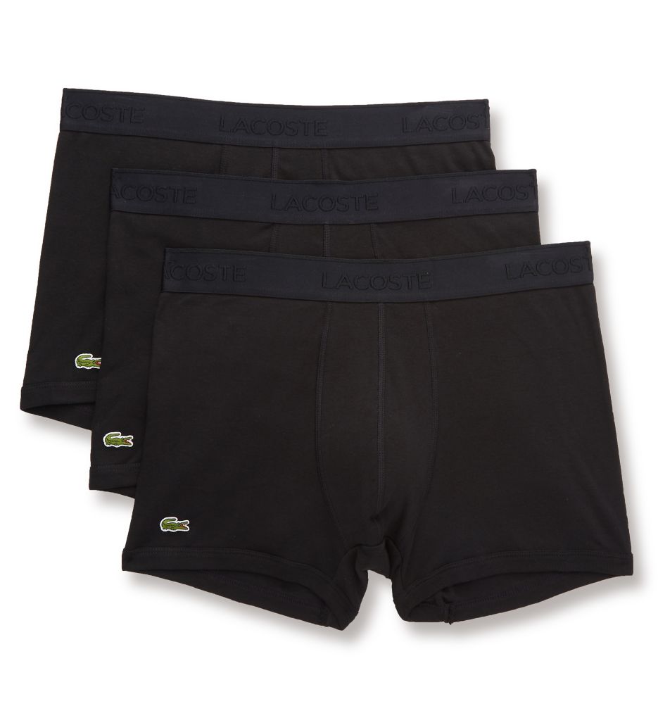 Essential Classic Trunks - 3 Pack BLK S by Lacoste