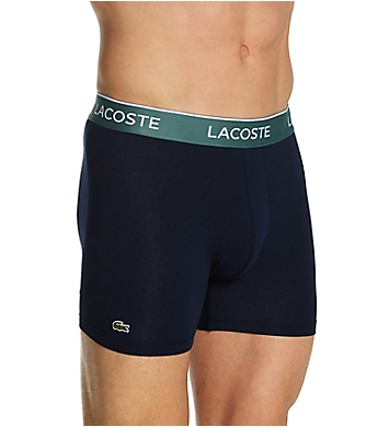 Lacoste Men's Casual Classic 3 Pack Cotton Stretch Boxer Briefs 