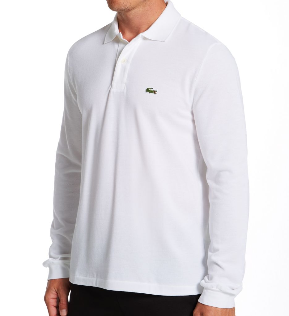 Enig med hvorfor Kilde Classic Pique 100% Cotton Long Sleeve Polo by Lacoste