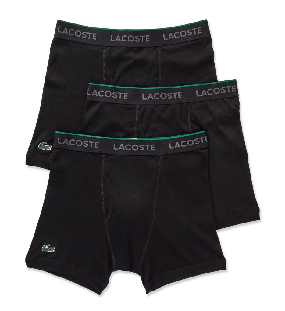 black lacoste jogging bottoms