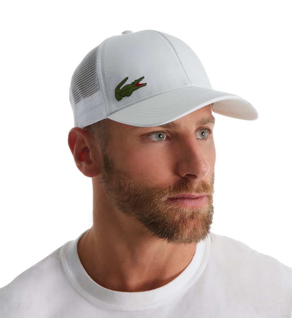 Men's Performance Croc Logo Trucker Hat-gs