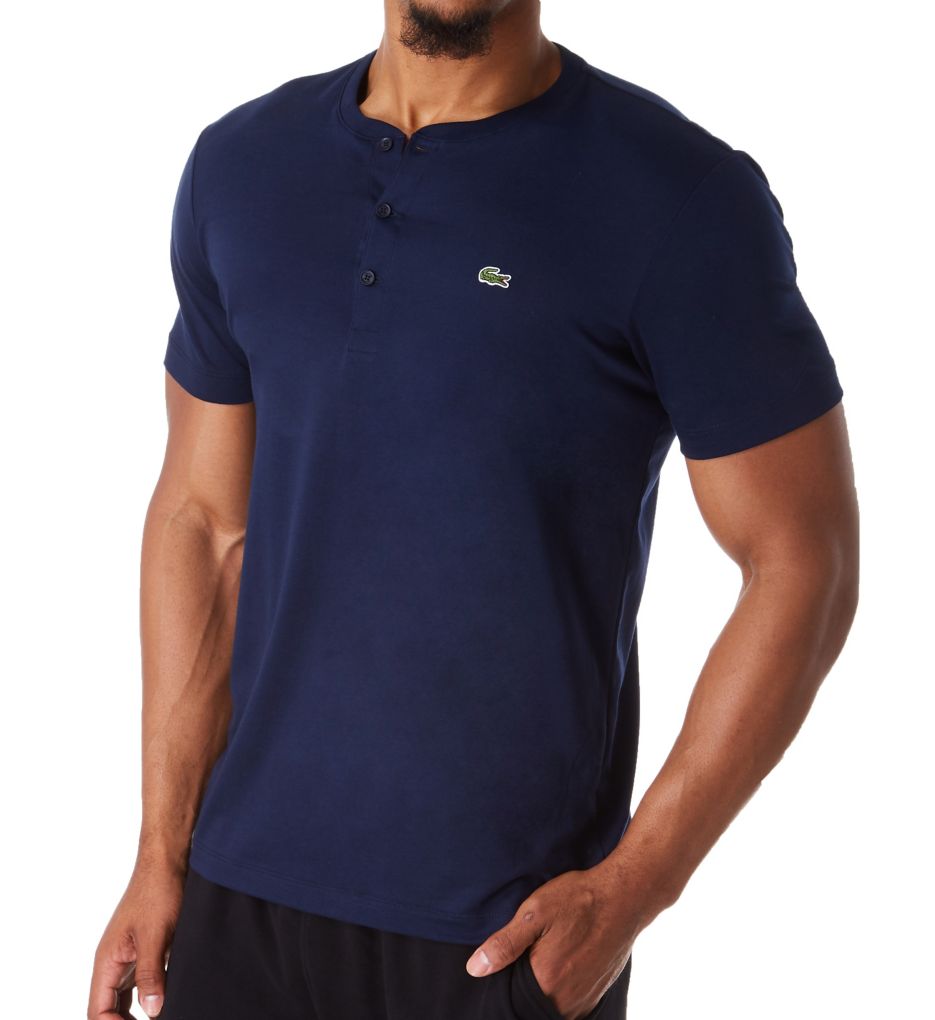 Lacoste Pima Cotton Jersey Henley 