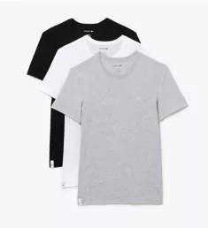 Essential 100% Cotton Crew Neck T-Shirts - 3 Pack