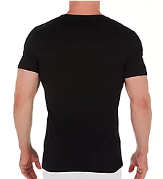 Essential 100% Cotton Crew Neck T-Shirts - 3 Pack BLK XL