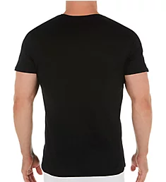 Essential Slim Fit Crew Neck T-Shirts - 3 Pack BLK M