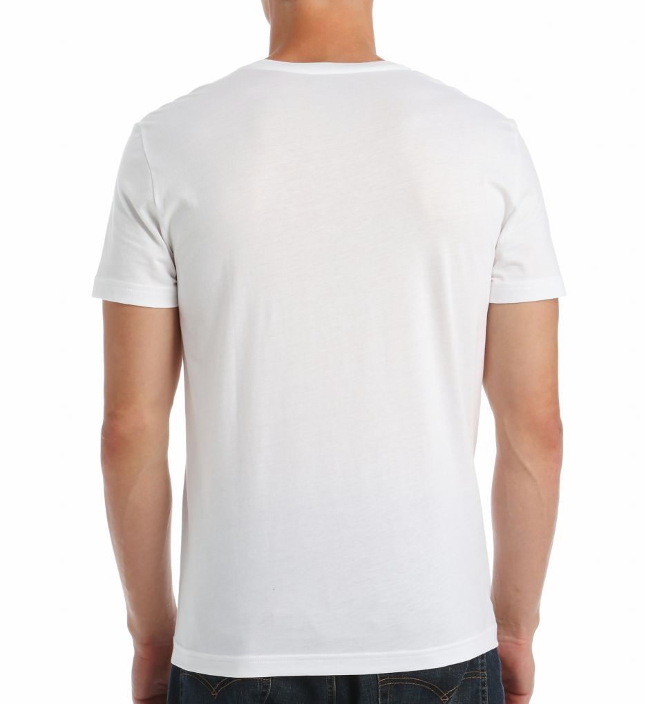 100% Pima Cotton V-Neck Short Sleeve T-Shirt