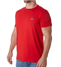 Pima Short Sleeve Crew Neck T-Shirt RED 3XL