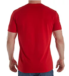 Pima Short Sleeve V-Neck T-Shirt BLK M