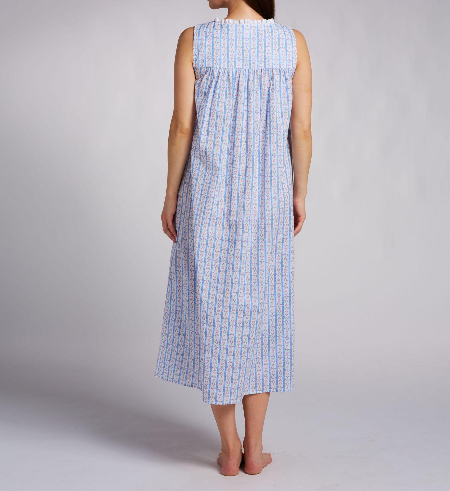 Lanz of Salzburg 100% Cotton 50 Sleeveless Ballet Nightgown 5216843 - Image 2