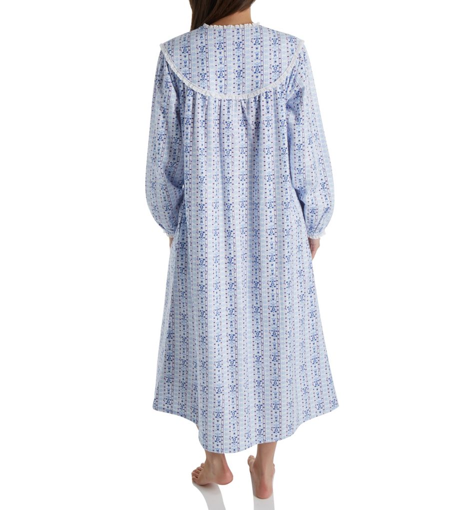 Long Sleeve Flannel Gown